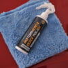 quick polish with blue microfiber cloth